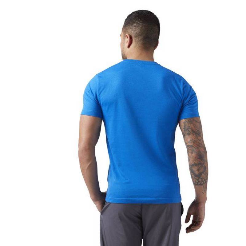 Man T-Shirt QQR- Reebok Linear Read