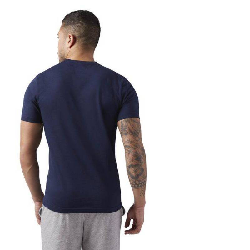 Man T-Shirt QQR- Reebok Linear Read