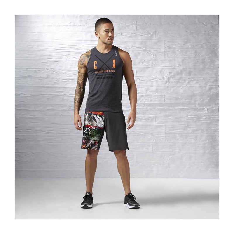 Man Top Les Mills POLY COTTON TNK AJ0520