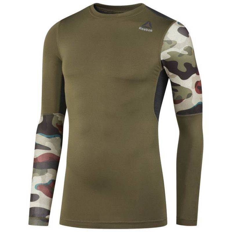 Pánské kompresní  tričko ACTVCHL GRPHC LS COMP TEE BR9581