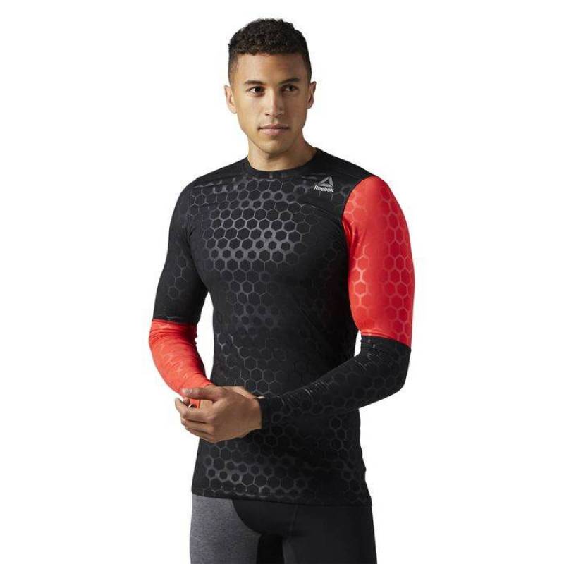 Pánské kompresní tričko HEXAWARM LS COMP TEE BR9584