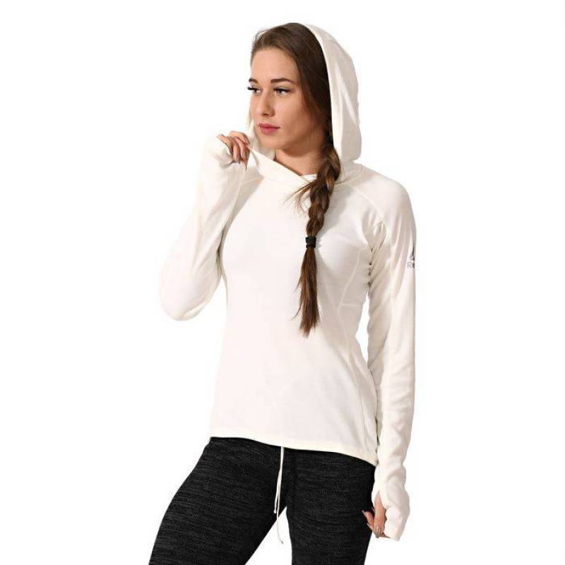 Dámská mikina COMBAT LIGHTWEIGHT HOODIE - bilá