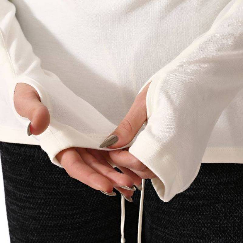 Dámská mikina COMBAT LIGHTWEIGHT HOODIE - bilá