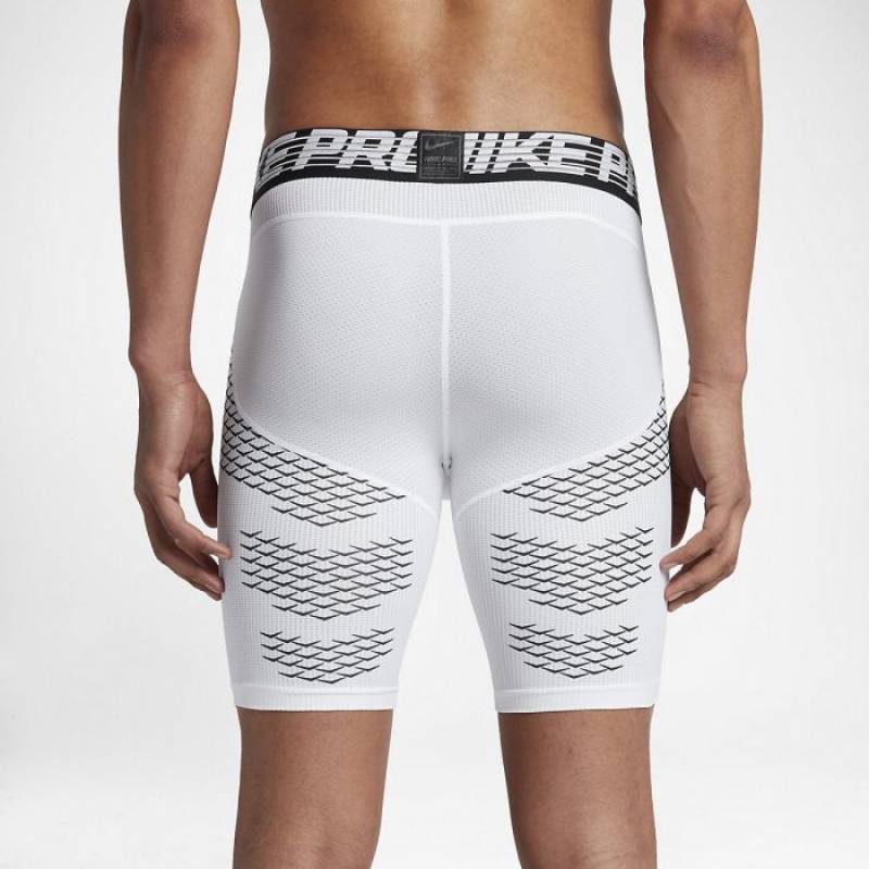 Man compression Shorts Nike Pro HyperCool - white