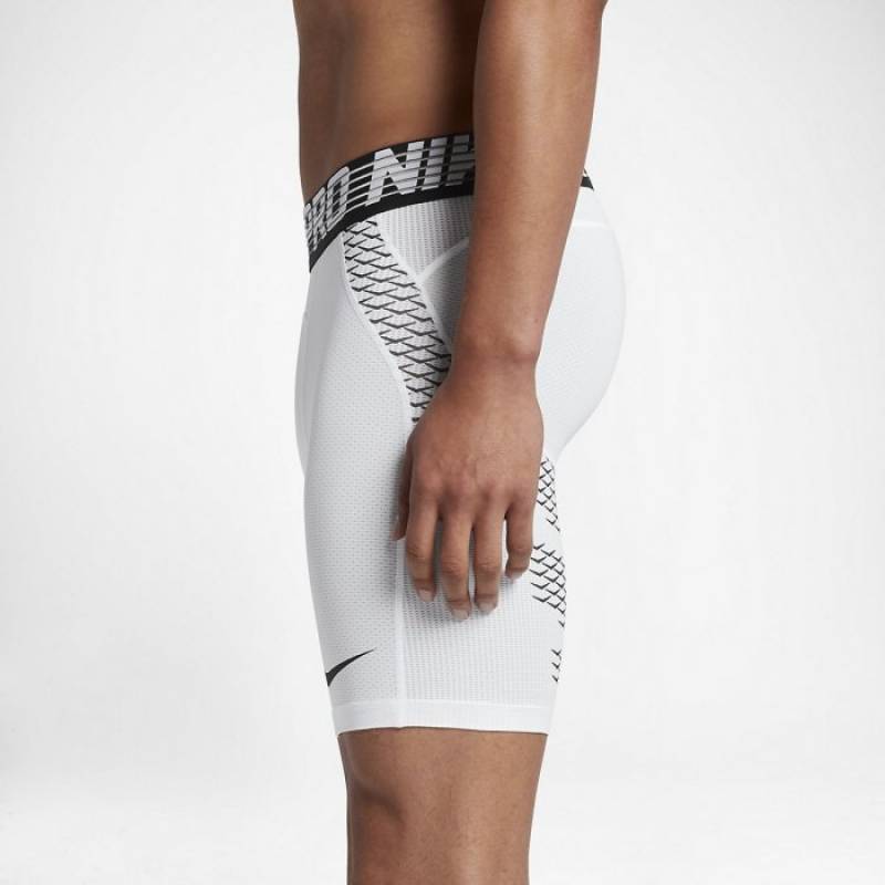 Man compression Shorts Nike Pro HyperCool - white