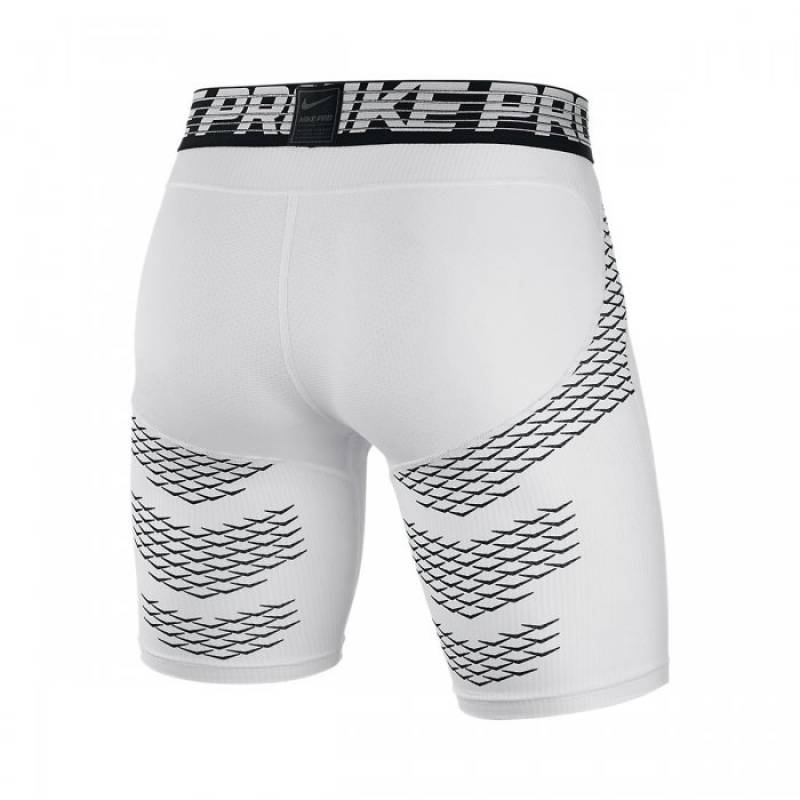 Man compression Shorts Nike Pro HyperCool - white