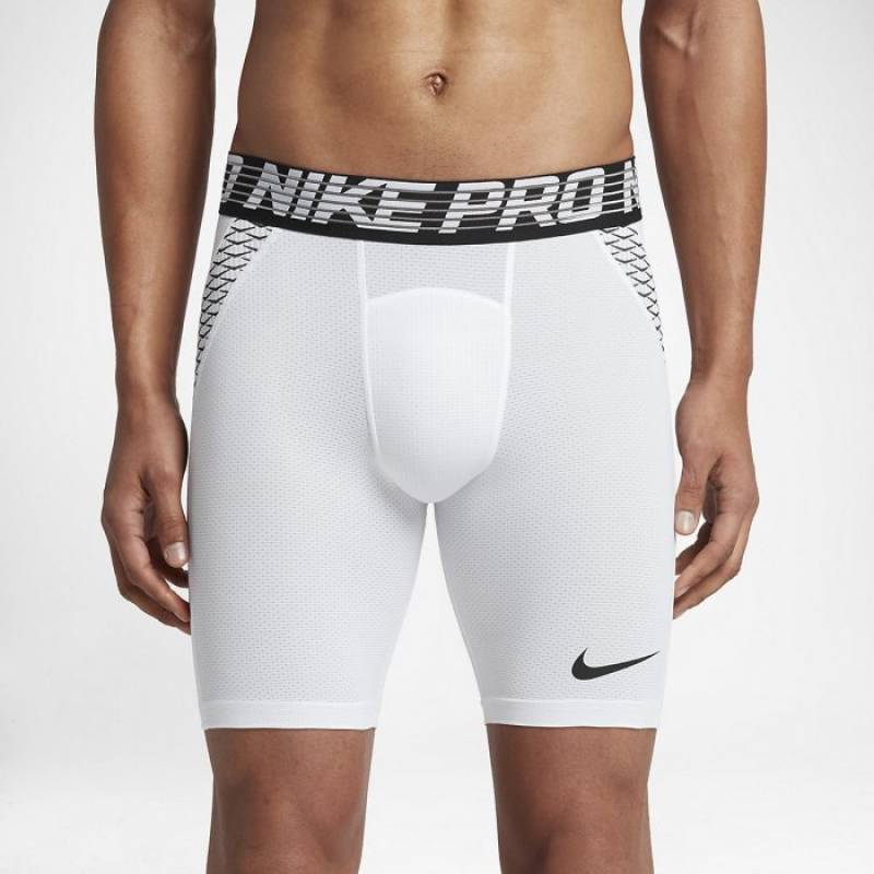 Man compression Shorts Nike Pro HyperCool - white