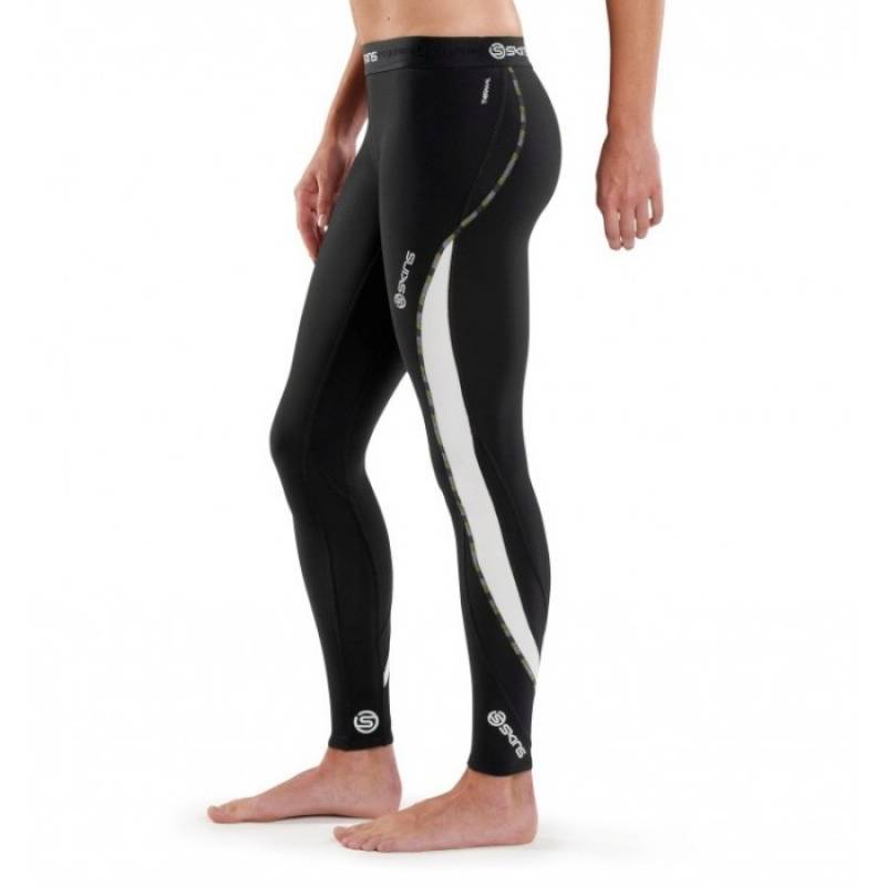 Woman compression Tight SKINS DNAmic Thermal Black/Cloud