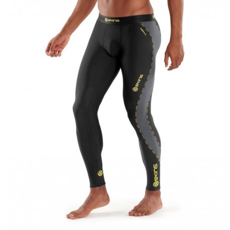 Man compression Tight SKINS DNAmic Thermal Black/Pewter