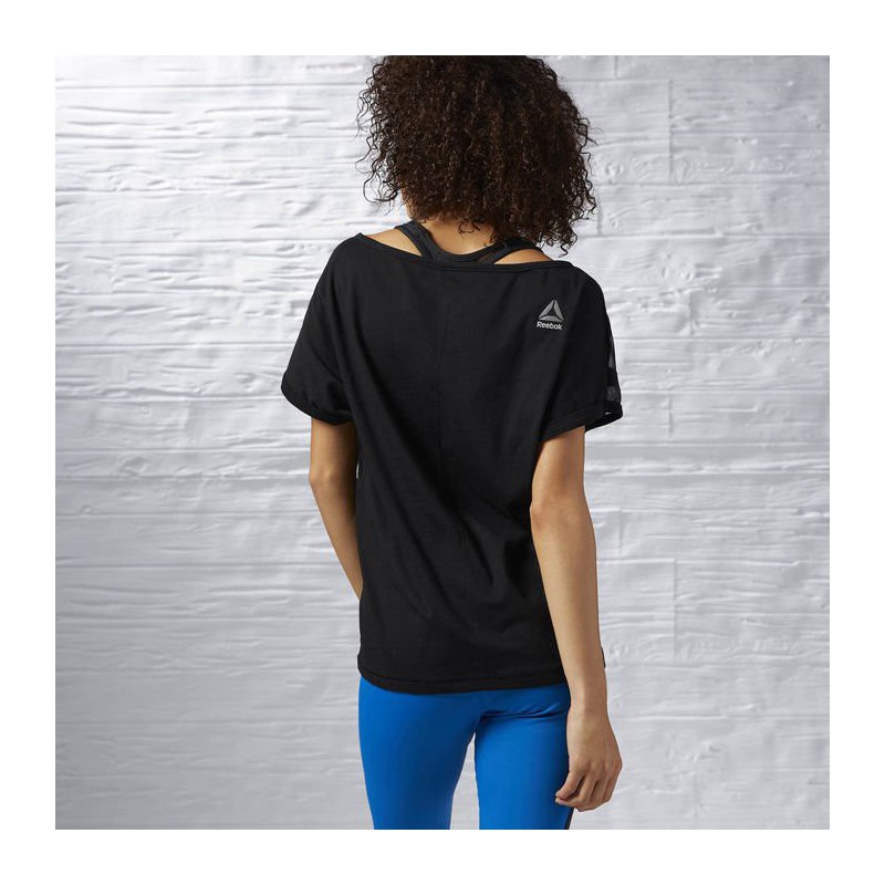 Woman T-Shirt Reebok S Reebok BURNOUT AI5472