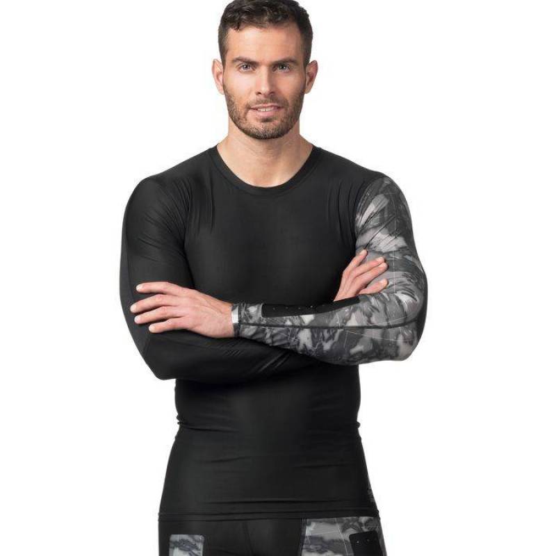 Pánské kopresní tričko Reebok CrossFit COMPRESSION LS TEE