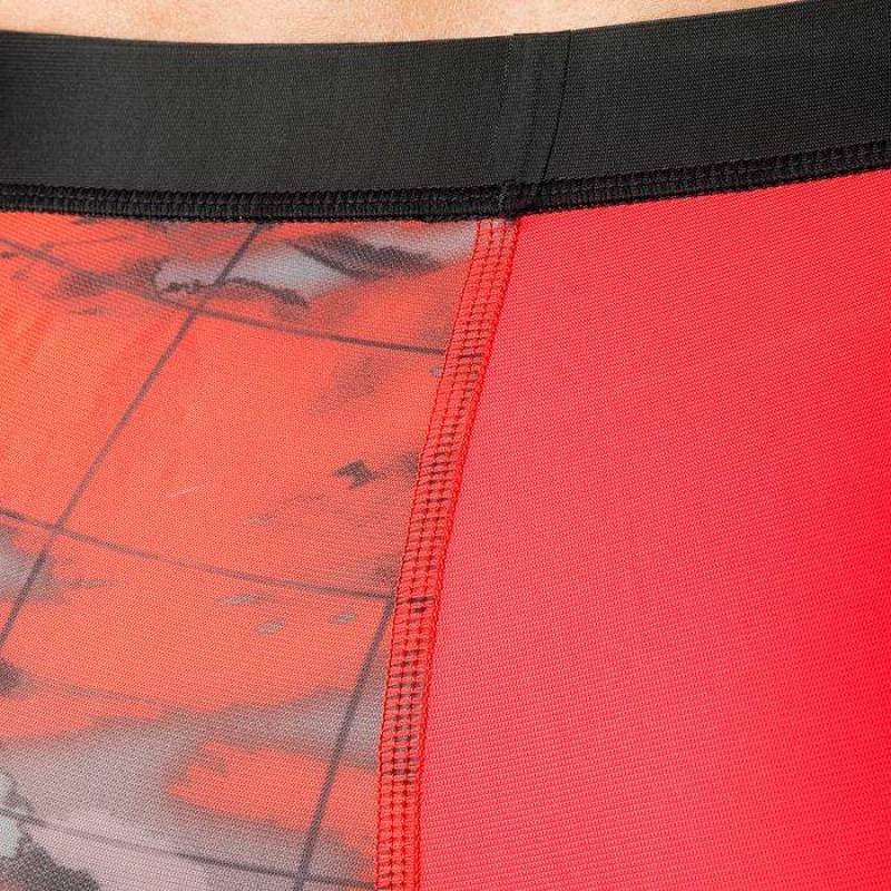 Pánské šortky Reebok CrossFit COMPRESSION SHORT red