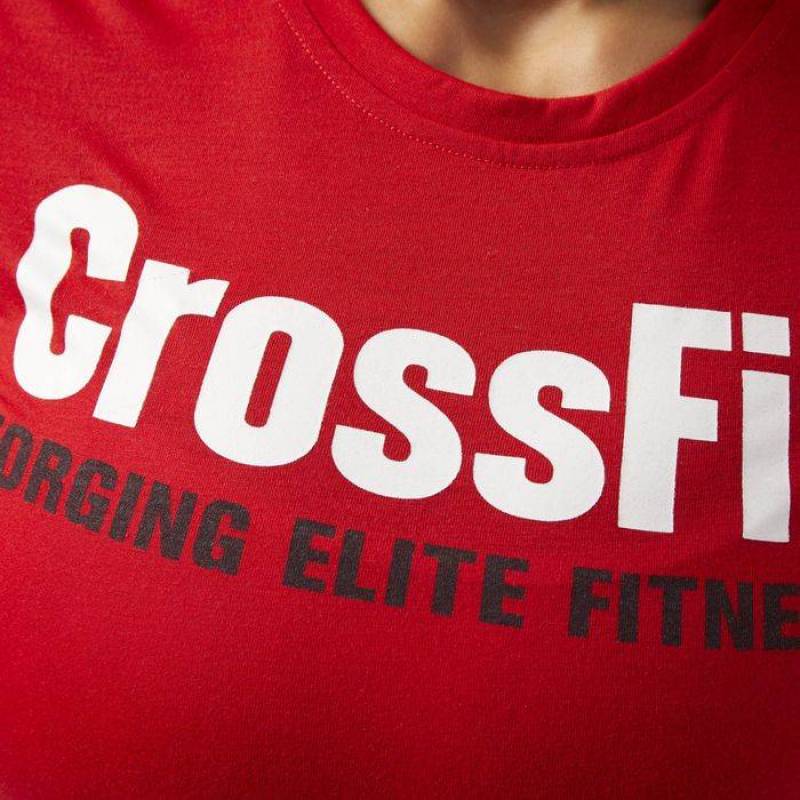 Dámské tričko CrossFit ACTIVCHILL Tee - červené