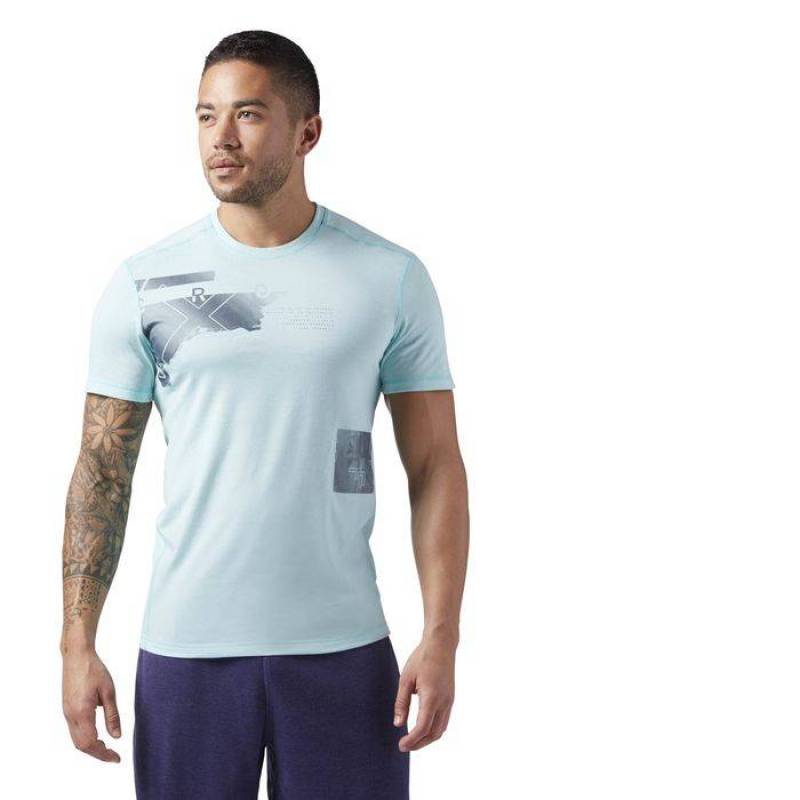 Reebok CrossFit Burnout Herren Fitness Gym Sport Shirt Training T-Shirt neu 