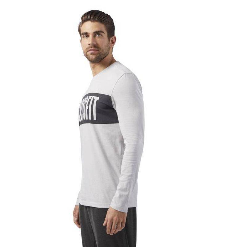 Pánské tričko CrossFit STRIPE LS TEE CF4553