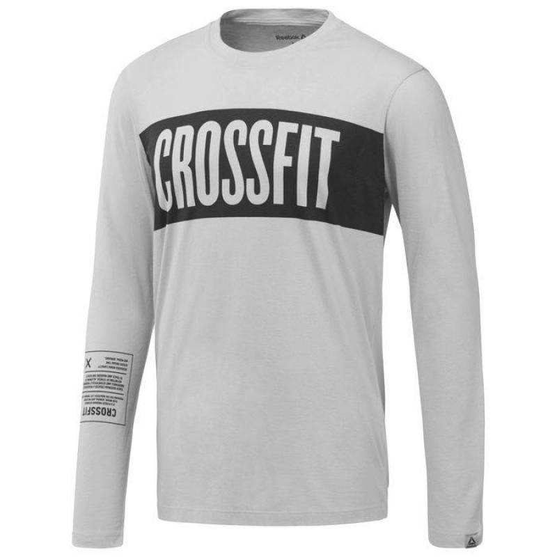 Pánské tričko CrossFit STRIPE LS TEE CF4553