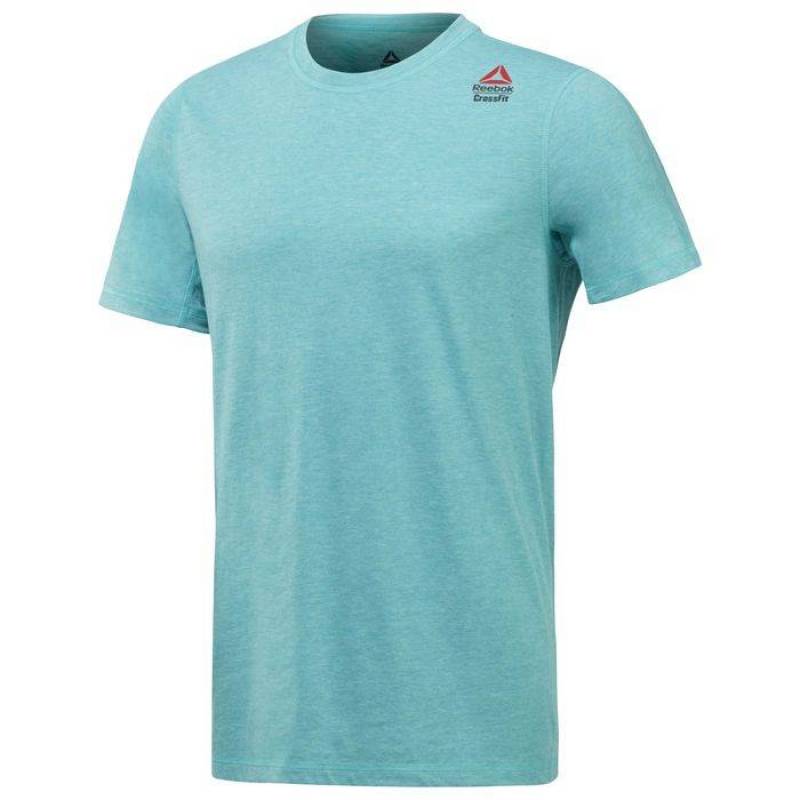 Pánské tričko Reebok CrossFit PERF BLEND - modré