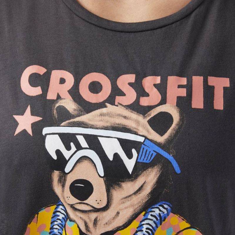 Woman top CrossFit CALI BEAR MUSCLE TANK CF5746