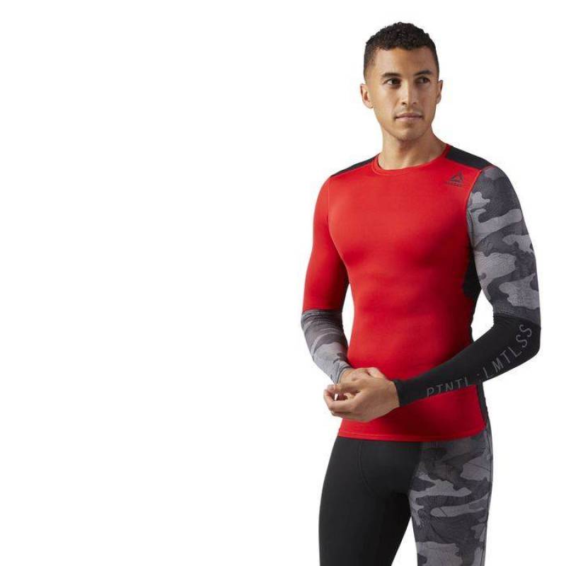 Man T-Shirt AC GRAPHIC LS COMP TEE - CD5211