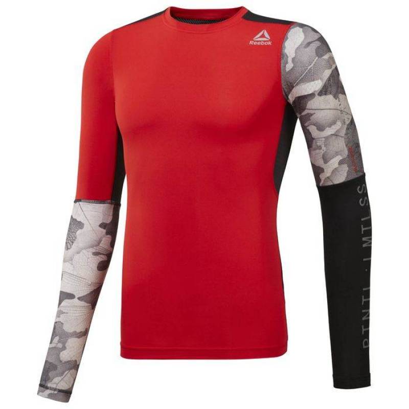 Man T-Shirt AC GRAPHIC LS COMP TEE - CD5211