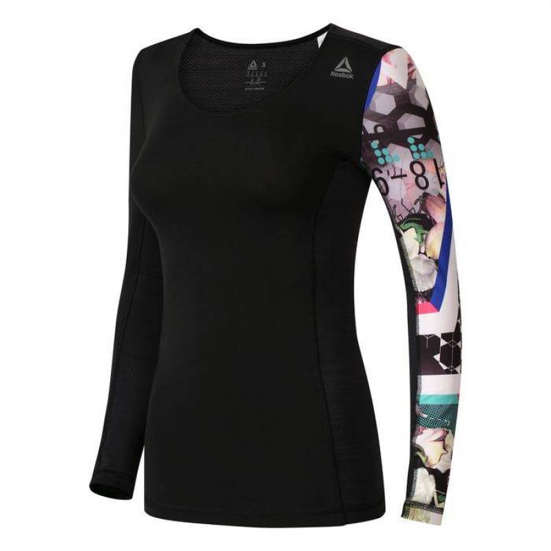 Woman compression T-Shirt AC LS COMPRESSION - CE2656