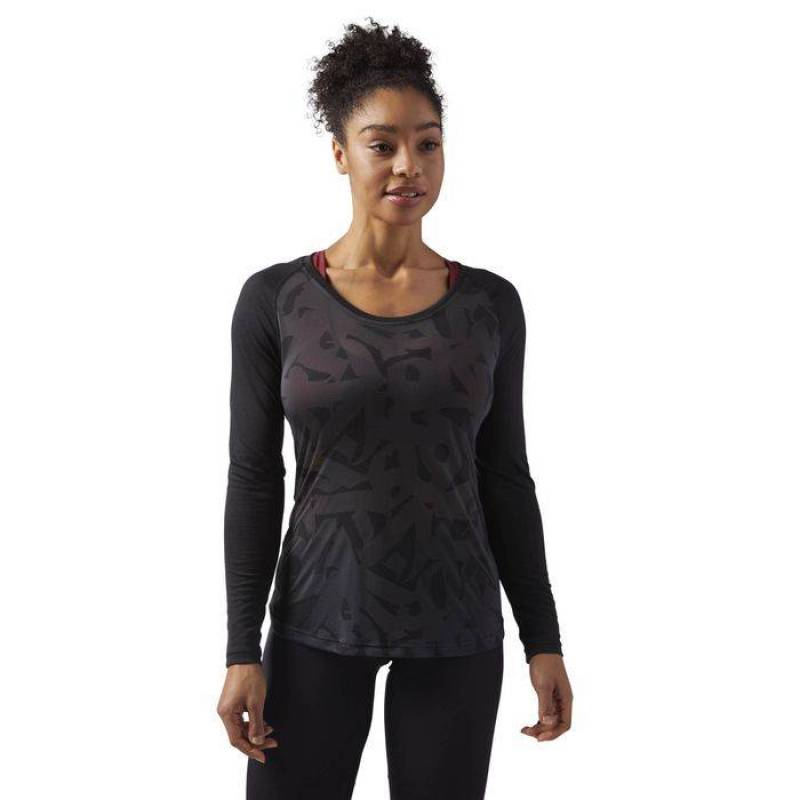 Dámské triko CrossFit Burnout LS  Tee - CD6455