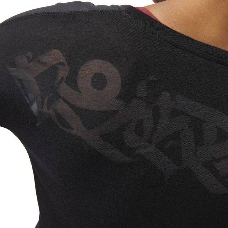 Dámské triko CrossFit Burnout LS  Tee - CD6455