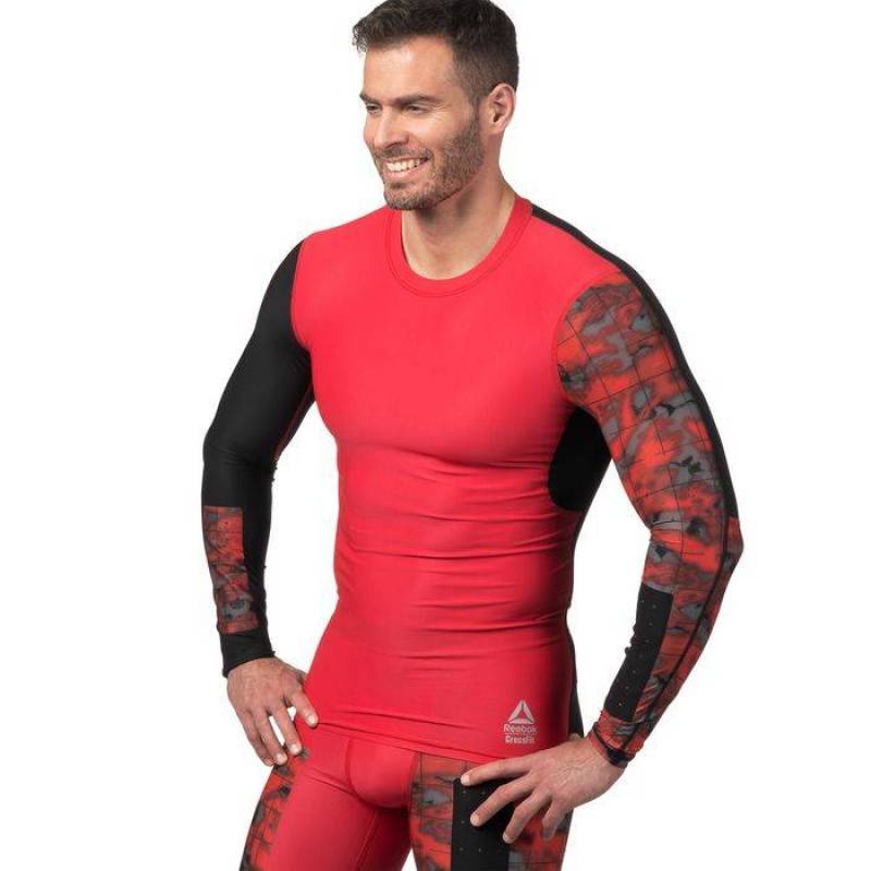 Pánské kompresní tričko CrossFit COMPRESSION LS CD4498