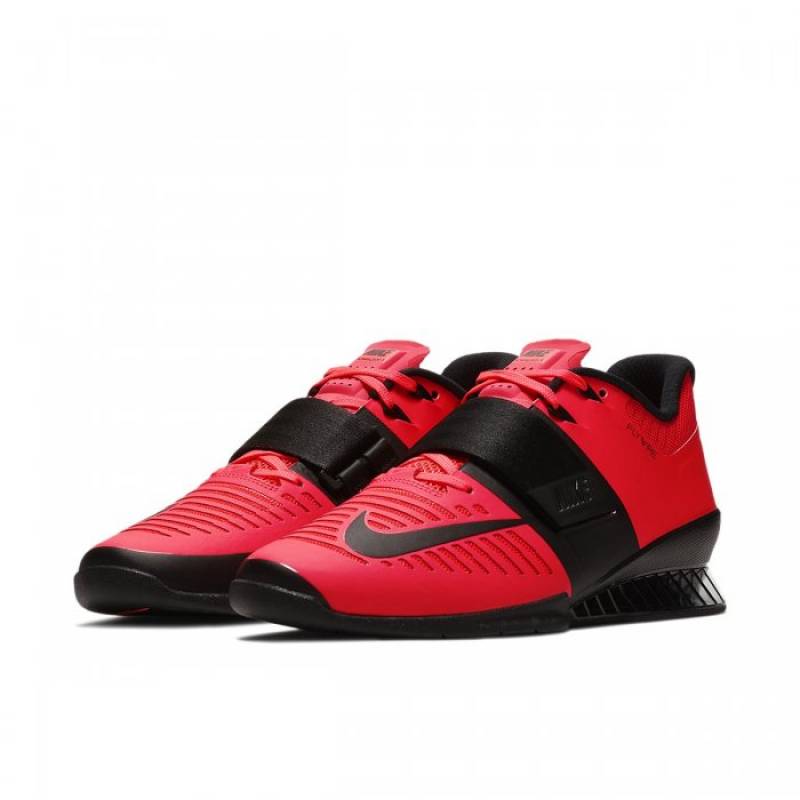 Man Shoes Nike Romaleos 3 - black red 