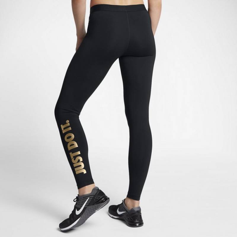 Woman training Tight Nike black/gold