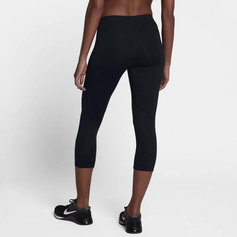 Woman training capri Tight black