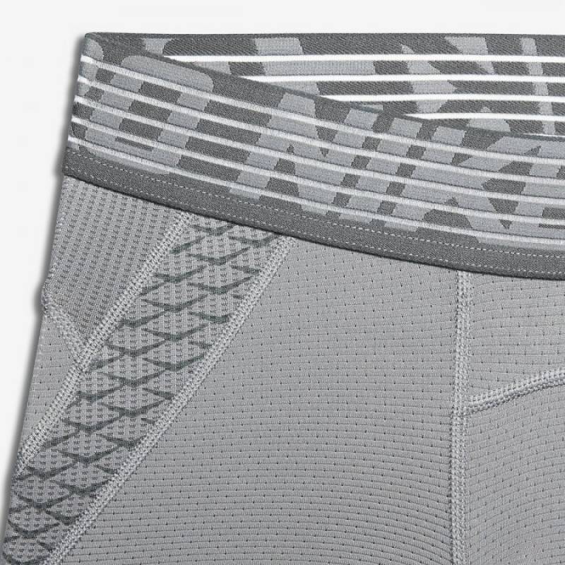 Pánské kompresní šortky Nike Pro Hypercool SHORT - šedivé