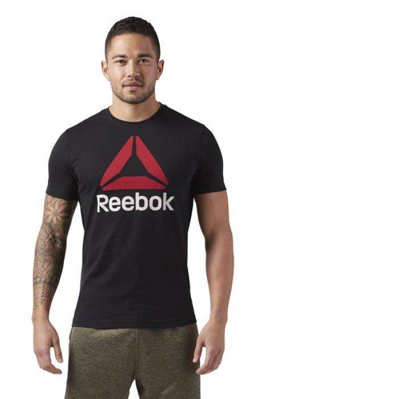Man T-Shirt QQR- Reebok Stacked - CW5368