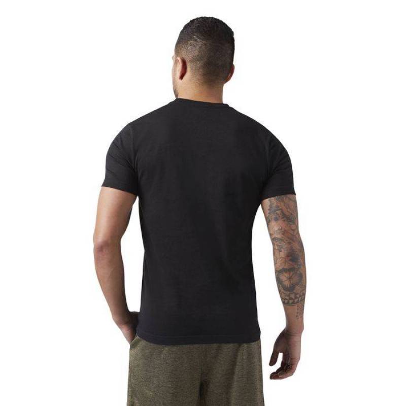 Man T-Shirt QQR- Reebok Stacked - CW5368