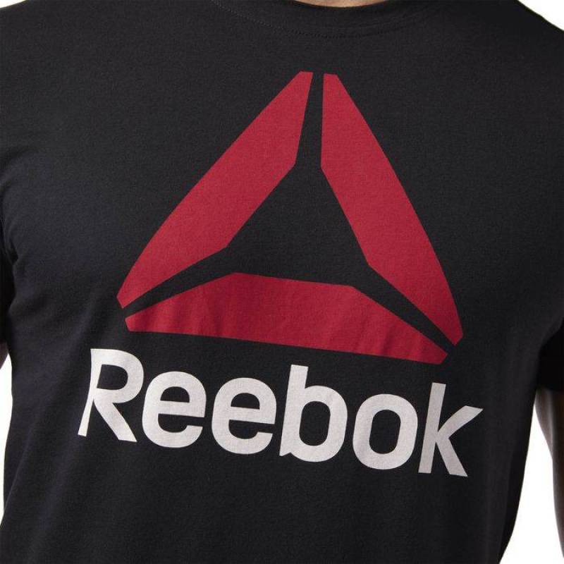 Man T-Shirt QQR- Reebok Stacked - CW5368