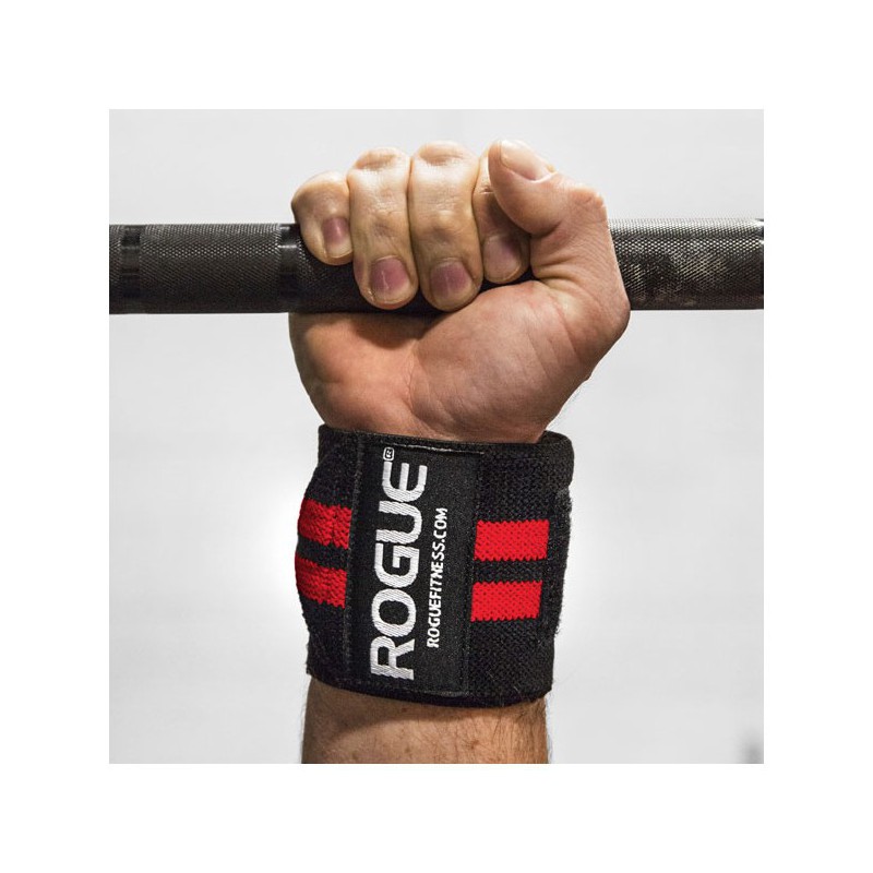Rogue Wrist Wraps Black/Red 18
