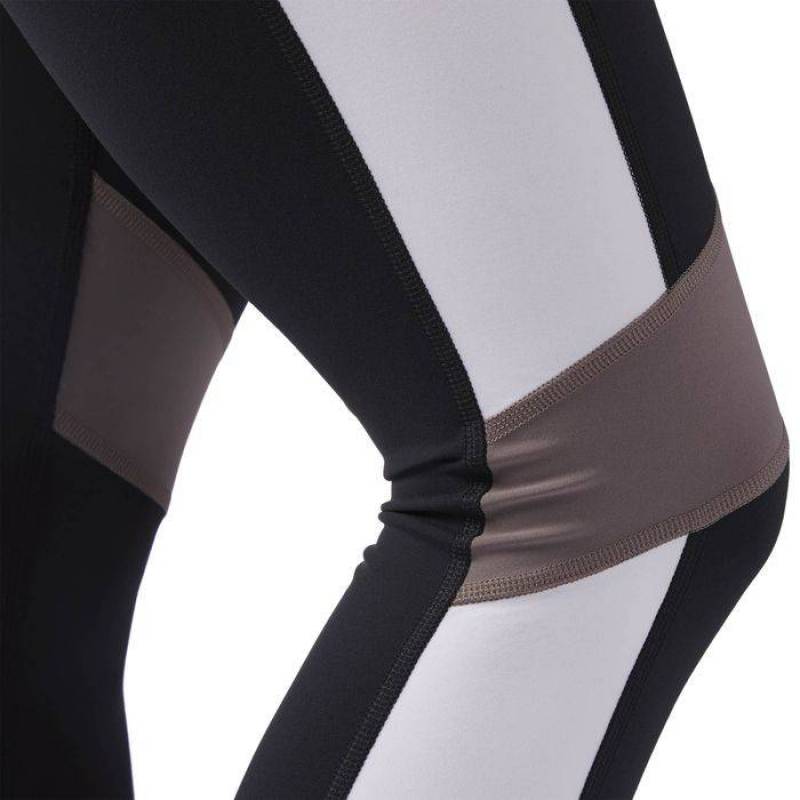 Dámské legíny LUX COLOR BLOCK CAPRI