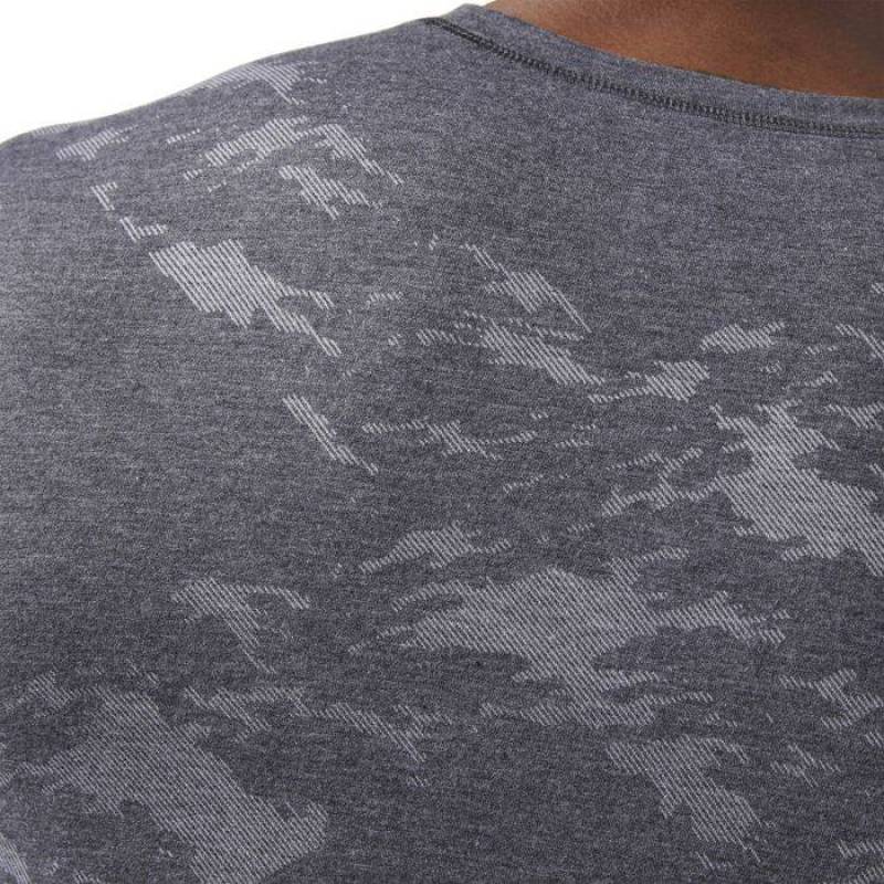 Man T-Shirt Reebok CrossFit BURNOUT TEE