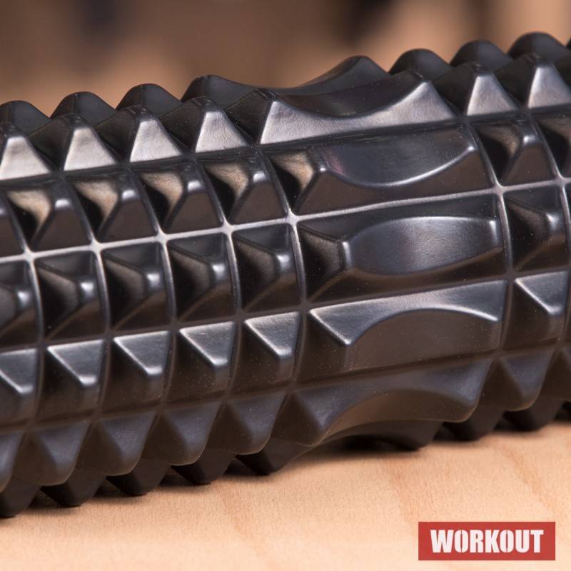Masážní válec WORKOUT Spine černý