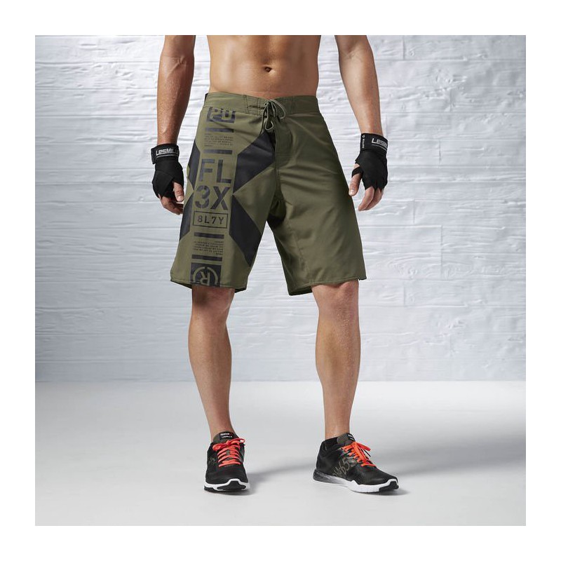 Pánské šortky ONE Power Nasty 2-In-1 Olive AA126