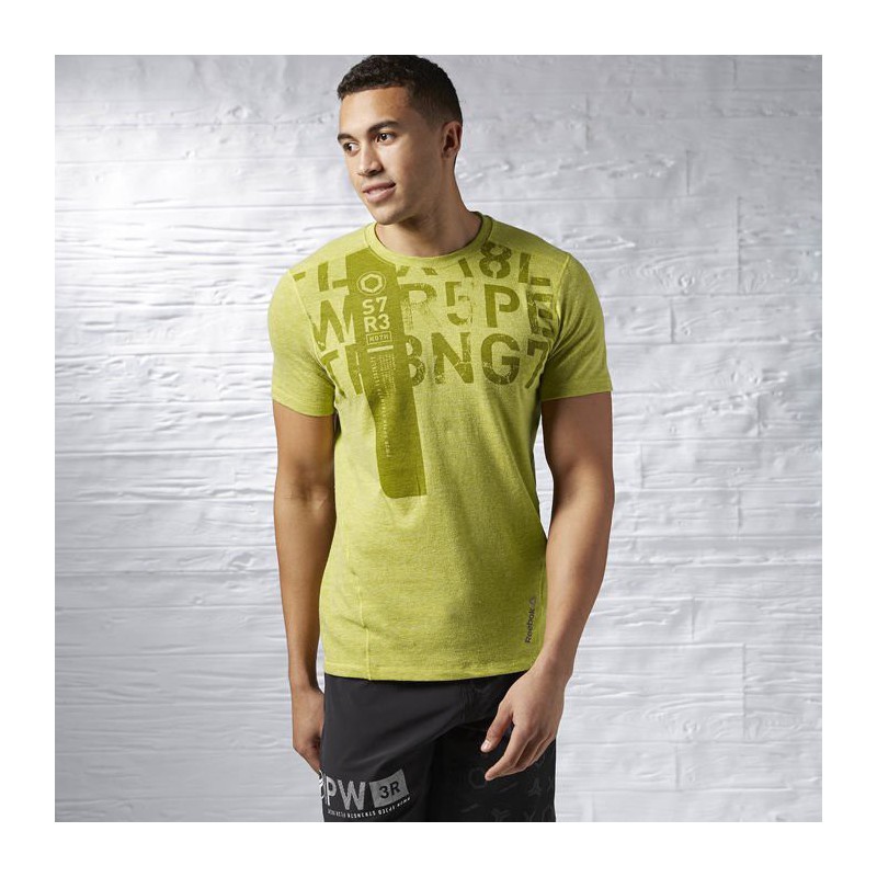 Man T-Shirt os triblend green AA8250