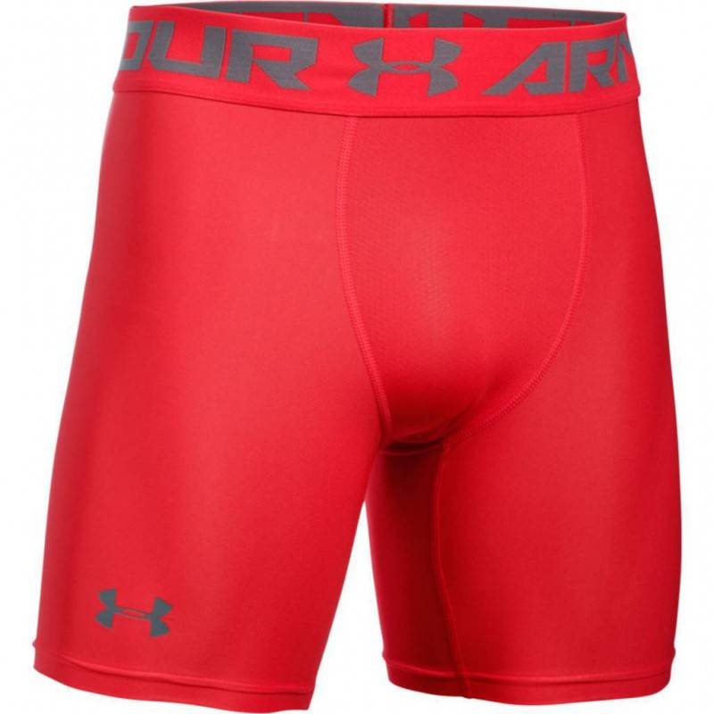 Man compression Shorts Under Armour HeatGear - red