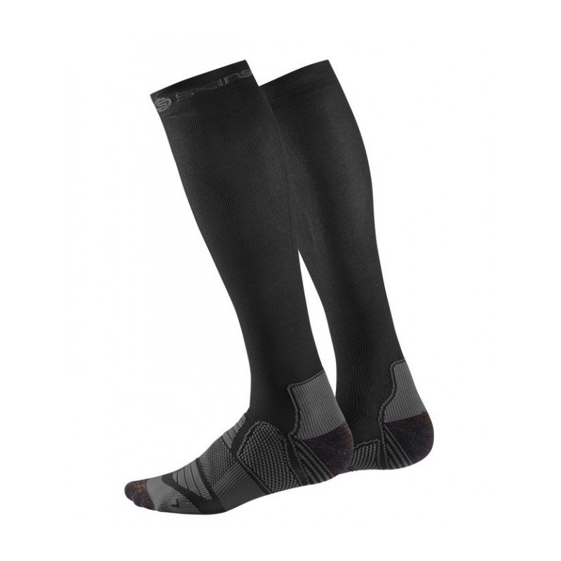 Compression knee socks Skins Essentials Black/Charcoal