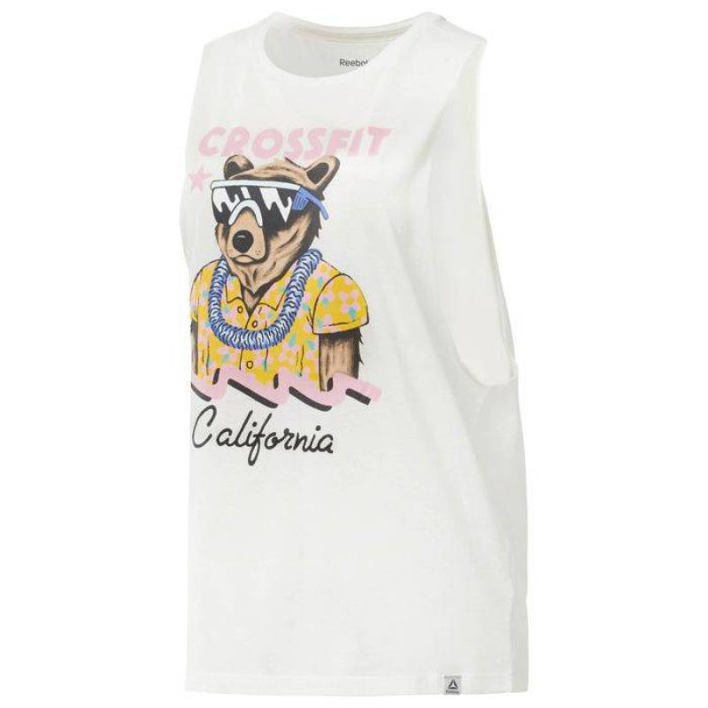 Dámský top CrossFit CALI BEAR MUSCLE TANK - CF5745