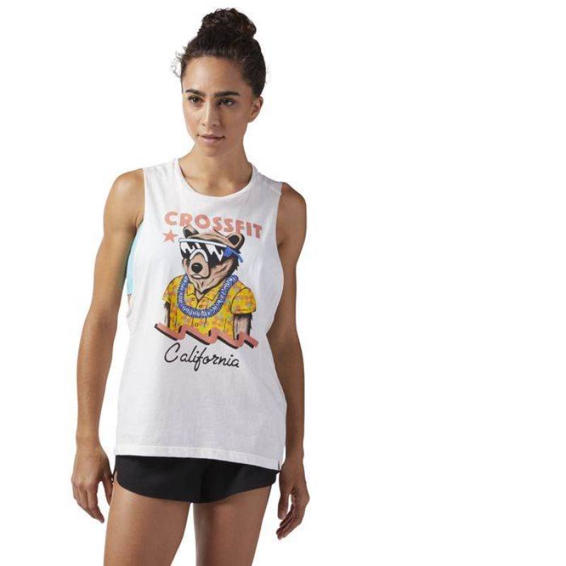 Dámský top CrossFit CALI BEAR MUSCLE TANK - CF5745
