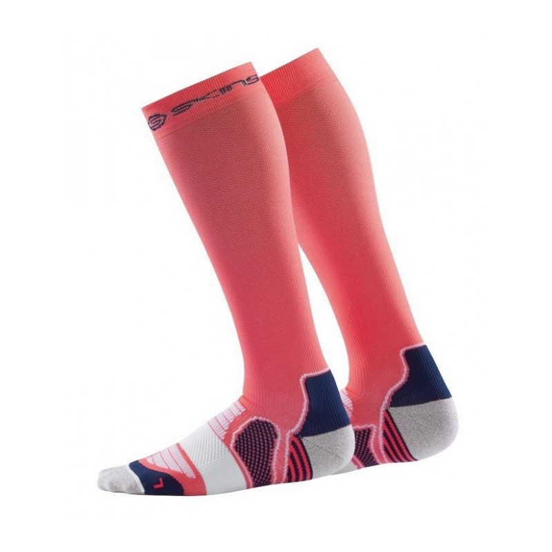 Woman compression knee socks Skins Essentials Pomelo/Midnight