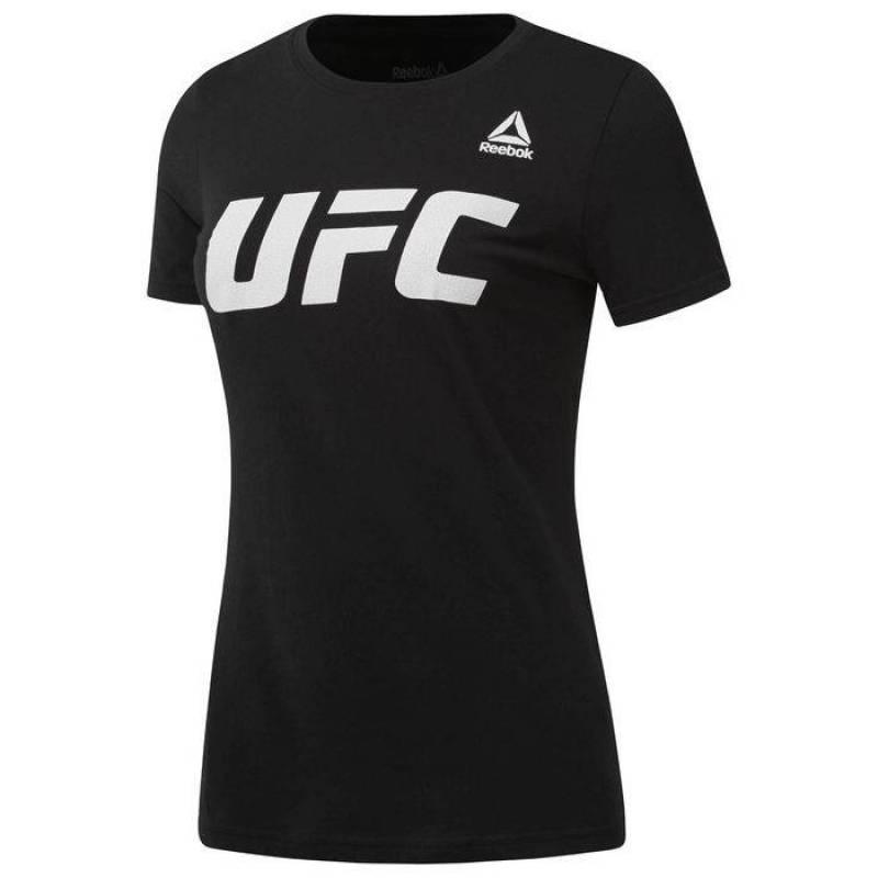 Woman T-Shirt UFC FG black Logo Tee - CD5744