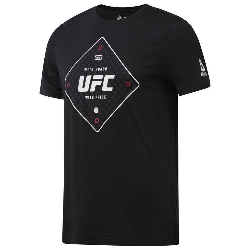 Man T-Shirt UFC FG TEXT TEE - CY7268