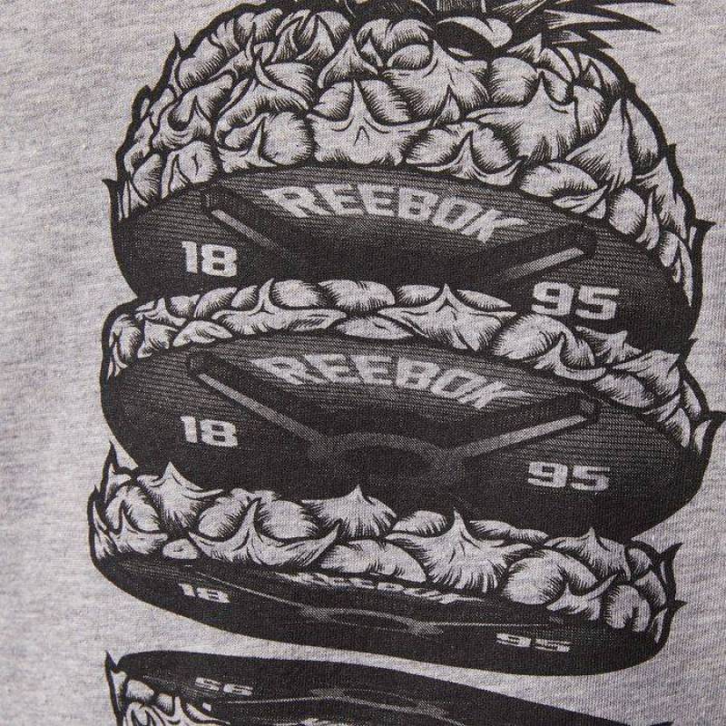 Man T-Shirt Pineapple Weights