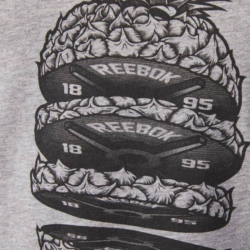 Man T-Shirt Pineapple Weights